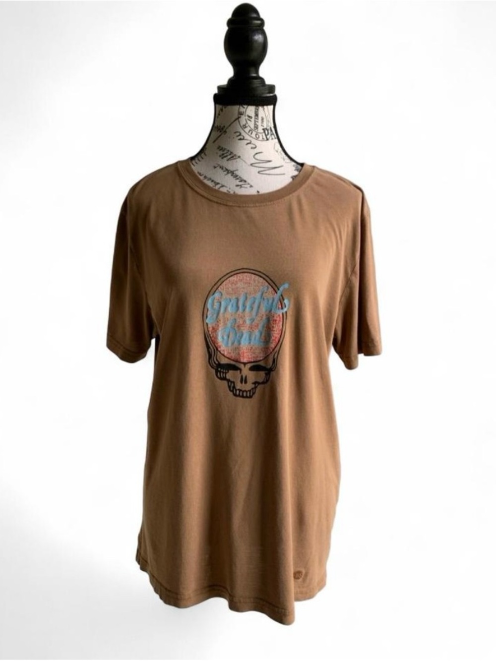 Stance Grateful Dead Brown Graphic T-Shirt Size M Rock & Pop Music Tee